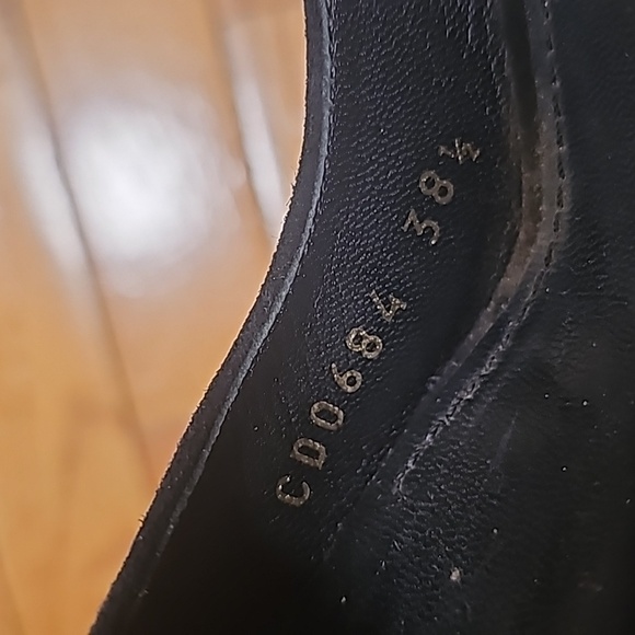 DOLCE & GABBANA Velvet Suede Crystal Embellishments Mary Jane Pumps  38.5 - Picture 12 of 16